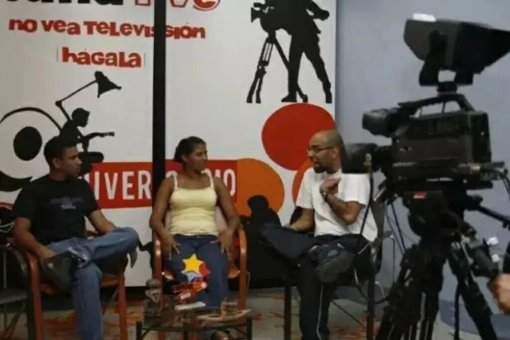 On-site recording at Catia TVe.