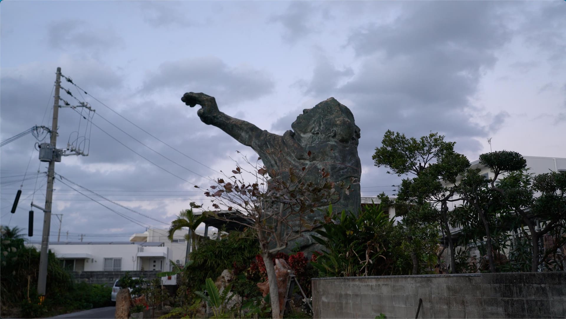 War and Humanity sculpture